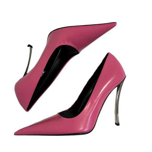 As seen on Paris Hilton. Versace Pink Lemon Pumps 37. - Picture 5 of 15